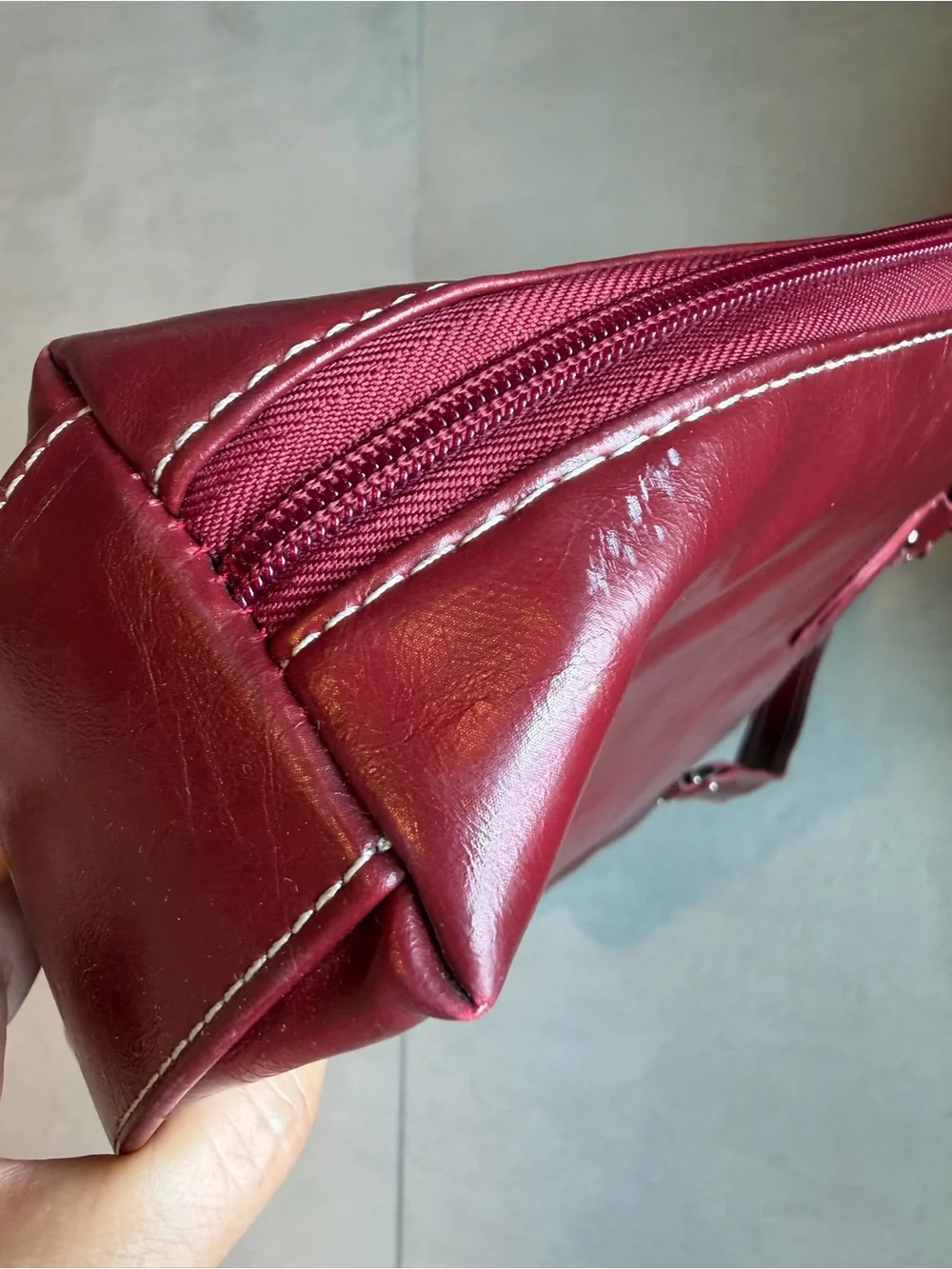 SAMSONITE Burgundy Red Laptop Tote Work Teacher Travel Organizer Bag Fits 16.5”